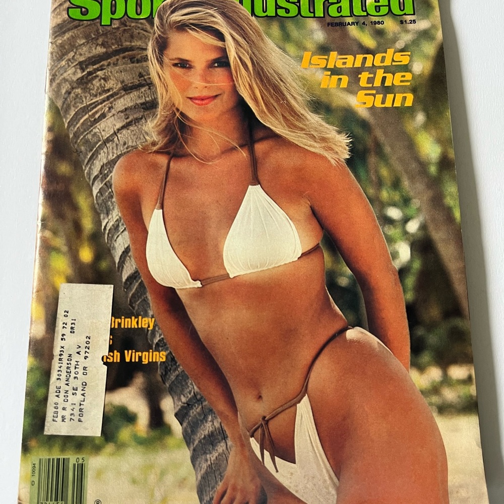 1980 Sports Illustrated SWIM SUIT Brit Virgin Island CHRISTIE BRINKLEY Magazine